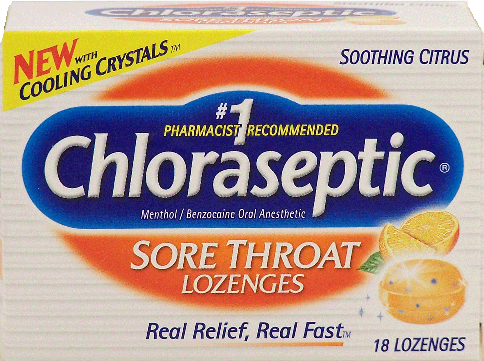 Chloraseptic sore throat lozenges, soothing citrus Full-Size Picture